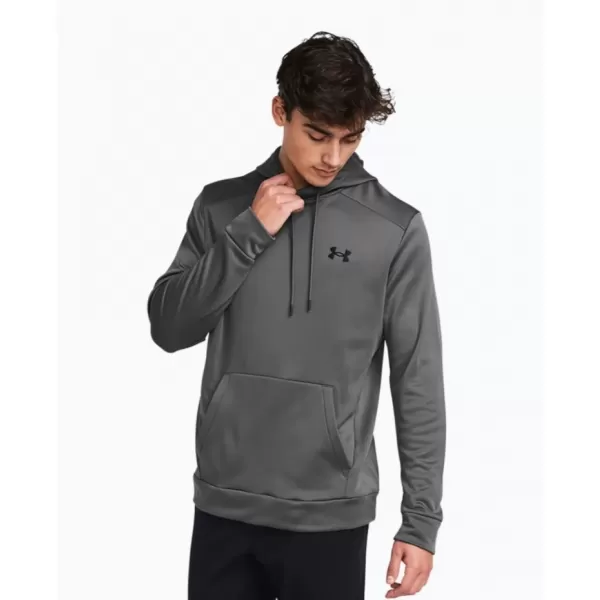  Pánská mikina UNDER ARMOUR ARMOUR FLEECE FZ HOODIE 1373357-025 ŠEDÁ 