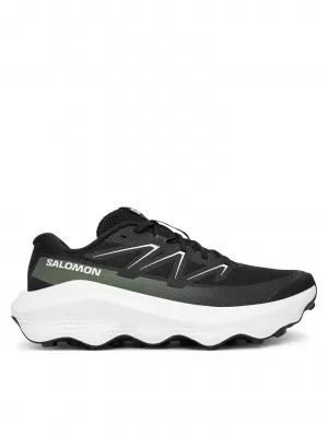 Pánské boty SALOMON ULTRA FLOW 2 L47883500 BLACK/WHITE/AGAVE GREEN