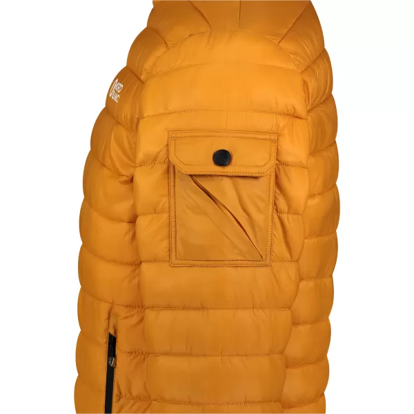  Pánská prošívaná bunda NORDBLANC BURROW NBWJM8261 ORANŽOVÁ 