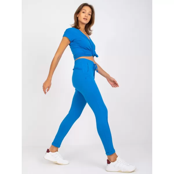  Dámské tepláky BASIC FEEL GOOD RV-DR-3589.10X DARK BLUE 