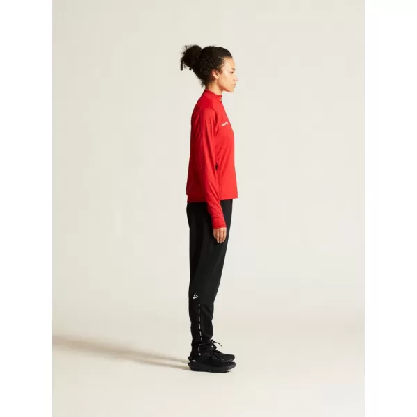  Dámská tréninková bunda CRAFT TW Evolve 2.0 Full Zip Jacket W JASNĚ ČERVENÁ 