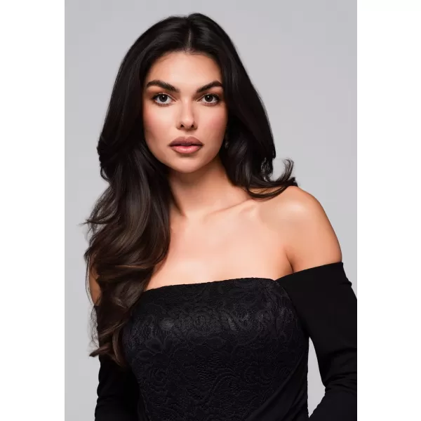  Dámské šaty LARICA LA-OM-DLR243 BLACK 
