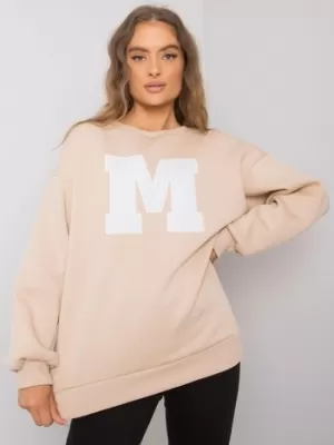 Dámská mikina EX MODA EM-BL-617-1.34X BEIGE
