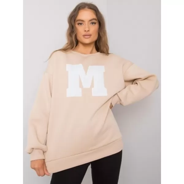 Dámská mikina EX MODA EM-BL-617-1.34X BEIGE 