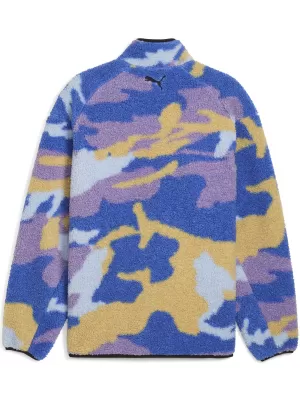 Pánské bunda PUMA DYLAN POLAR FLEECE JACKET 632826-01 CANVAS/AOP
