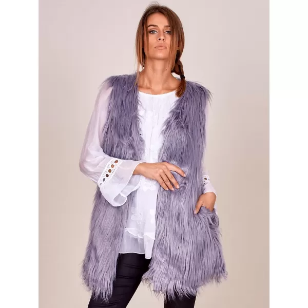  Dámská vesta WOOL FASHION ITALIA AT-KZ-173501A.09P GRAY 