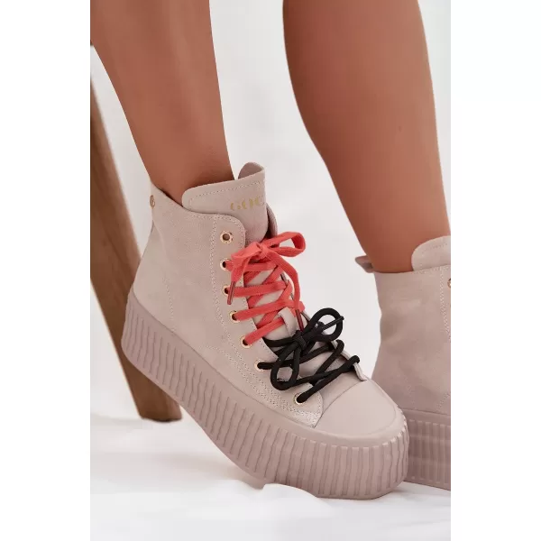  Dámské boty GOE SS2N4047 BEIGE 