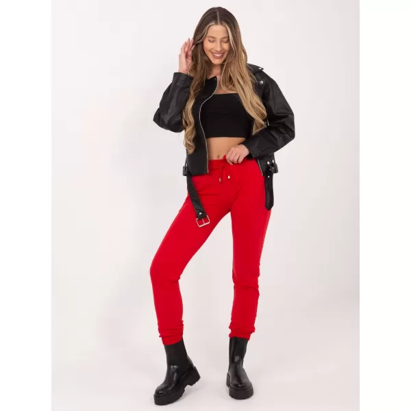  Dámské tepláky BASIC FEEL GOOD RV-DR-5040.92 RED 