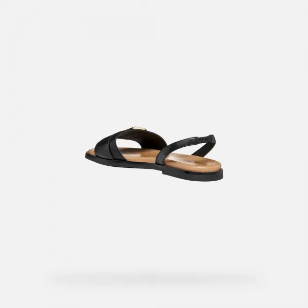  Dámské sandály GEOX NAILEEN G013140 ČERNÁ 