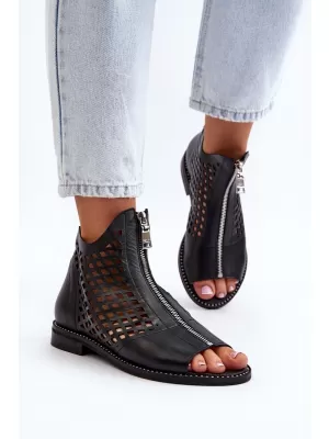 Dámské sandály ZAZOO 977/L BLACK