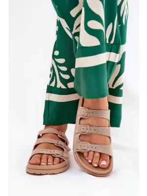 Dámské pantofle BOTO ULIRI 36079 KHAKI