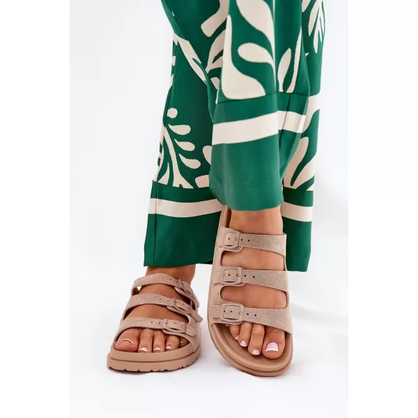  Dámské pantofle BOTO ULIRI 36079 KHAKI 