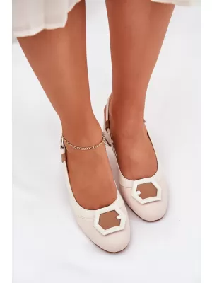 Dámské sandály D&A CR51-569 BEIGE