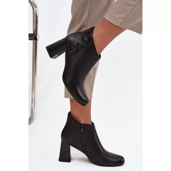  Dámské boty na podpatku BOTO IVESSARA 39751 BLACK 