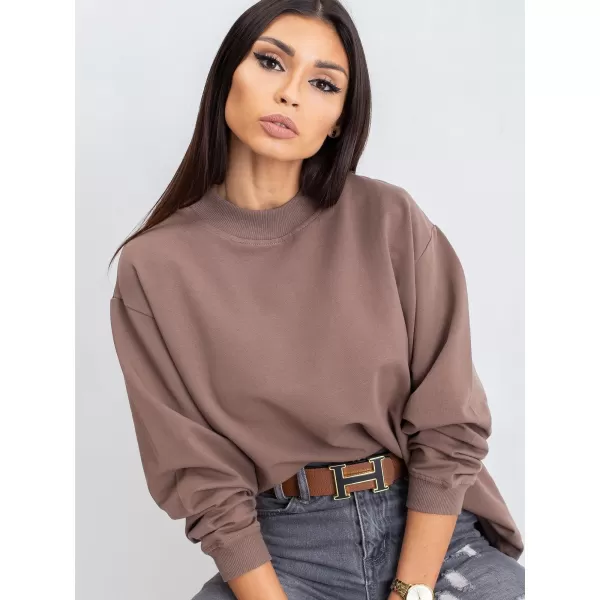  Dámská mikina BASIC FEEL GOOD RV-BL-5185.92P BROWN 