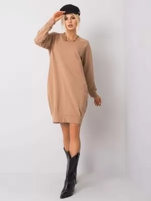 Dámské šaty BASIC FEEL GOOD RV-TU-5184.93P CAMEL