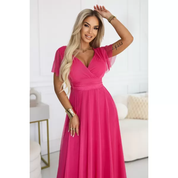  Dámské šaty NUMOCO NASTIA 562-9 MALINOVÁ 