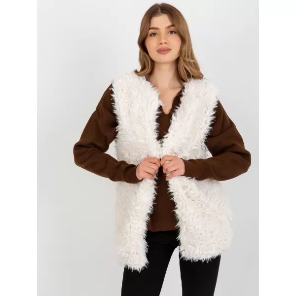  Dámská vesta WOOL FASHION ITALIA AT-KZ-21501.22P WHITE 
