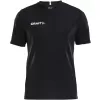 Pánské sportovní tričko s výstřihem do V CRAFT TW Squad Go Jersey Solid M ČERNÁ