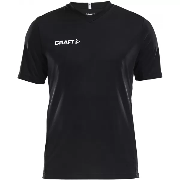  Pánské sportovní tričko s výstřihem do V CRAFT TW Squad Go Jersey Solid M ČERNÁ 