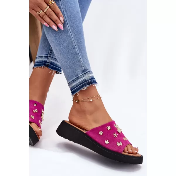  Dámské pantofle VINCEZA 66741 PINK 