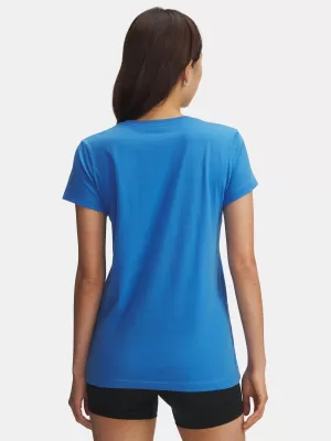 Dámské triko UNDER ARMOUR UA LOGO SS 1356305-402 MODRÁ