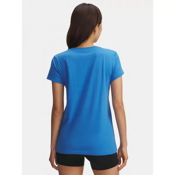  Dámské triko UNDER ARMOUR UA LOGO SS 1356305-402 MODRÁ 