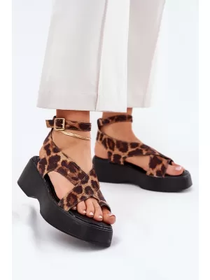 Dámské sandály BOTO TENZORUS 36260 LEOPARD