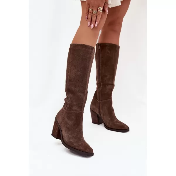 Dámské kozačky BOTO LISSARA 38607 KHAKI 