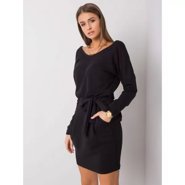  Dámské šaty RUE PARIS RV-SK-6037.18X NOIRE 