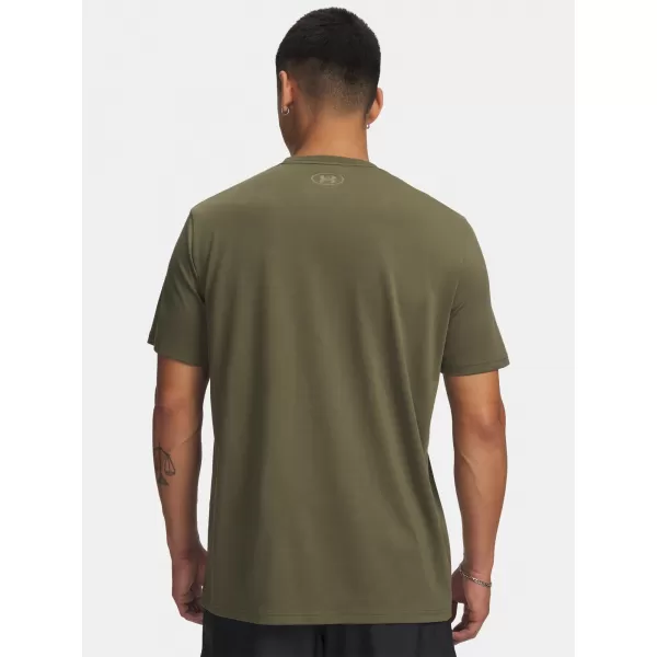  Pánské triko UNDER ARMOUR UA M BOXED SPORTS UPDATED SS 1386793-390 ZELENÁ 