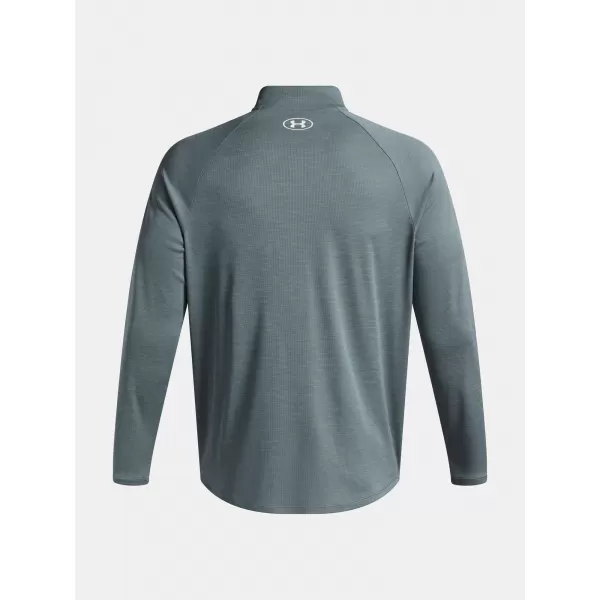  Pánské triko UNDER ARMOUR UA TECH TEXTURED 1/2 ZIP 1382797-587 MODRÁ 