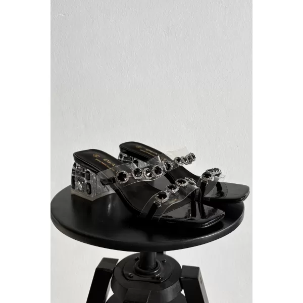  Dámské pantofle D&A MR1037-02 BLACK 