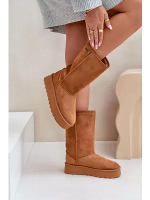 Dámské boty BIG STAR OO274893 BROWN/BEIGE