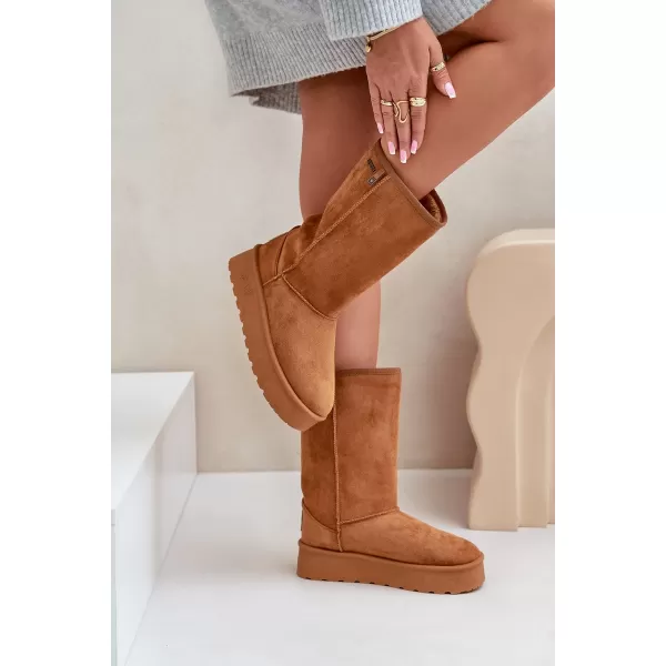  Dámské boty BIG STAR OO274893 BROWN/BEIGE 