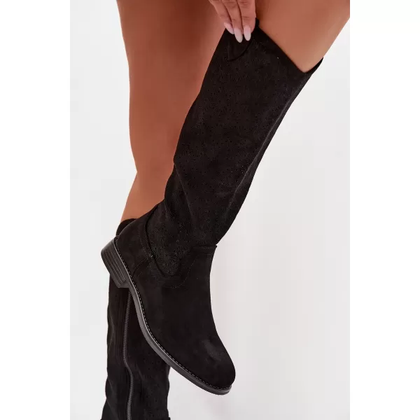  Dámské kozačky S.BARSKI HY61-8022 BLACK 
