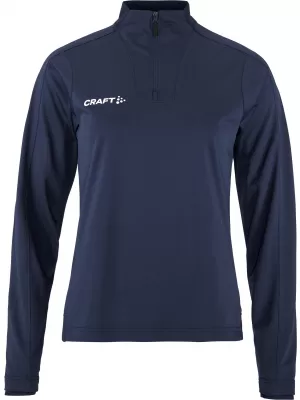 Dámská tréninková bunda s 1/4 zipem CRAFT TW Evolve 2.0 Half Zip W NÁMOŘNÍ MODRÁ