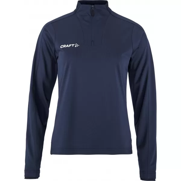  Dámská tréninková bunda s 1/4 zipem CRAFT TW Evolve 2.0 Half Zip W NÁMOŘNÍ MODRÁ 
