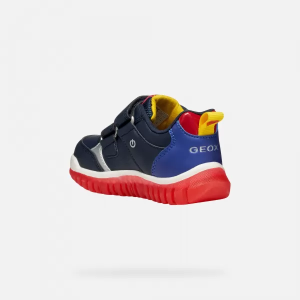 Chlapci první kroky GEOX LIGHTYLOO B565ZB000BCC4226 TMAVĚ MODRÁ 