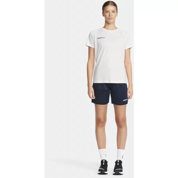  Dámské kontrastní sportovní tričko CRAFT TW Squad Go Contrast Jersey W BÍLÁ 