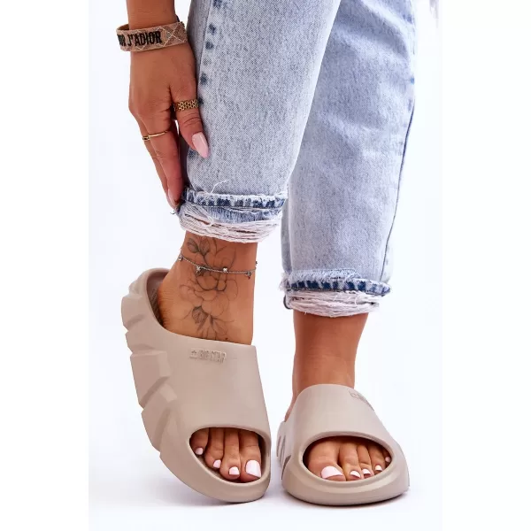  Dámské pantofle BIG STAR LL274593 BEIGE 