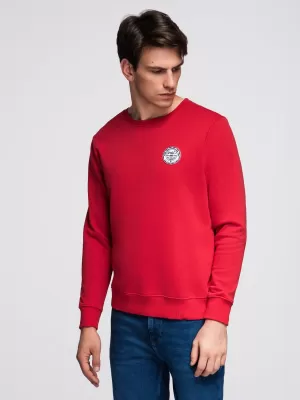 Pánská mikina OMBRE B1713 RED