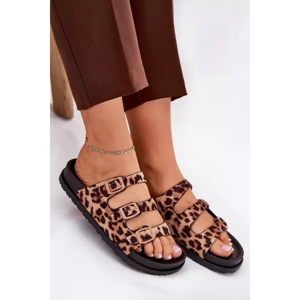  Dámské pantofle BOTO ULIRI 36081 LEOPARD 