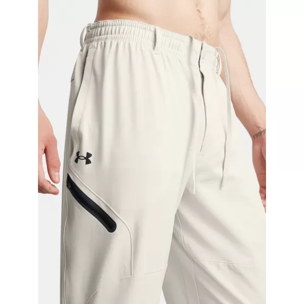  Pánské tepláky UNDER ARMOUR UNSTOPPABLE JOGGERS 1388823-110 BÍLÁ 