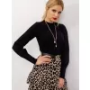 Dámská halenka RUE PARIS RV-BZ-5223.15 NOIRE