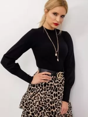 Dámská halenka RUE PARIS RV-BZ-5223.15 NOIRE