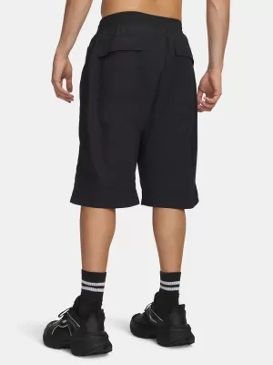 Pánské kraťasy UNDER ARMOUR UA HOOPS WOVEN SHORT 6011096-001 ČERNÁ