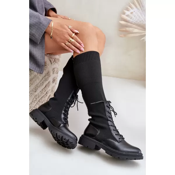  Dámské kozačky BOTO IRANEL 34803 BLACK 