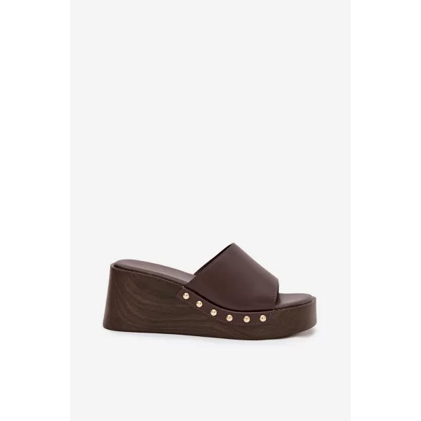  Dámské pantofle BOTO ARIONNE 41252 COFFEE 