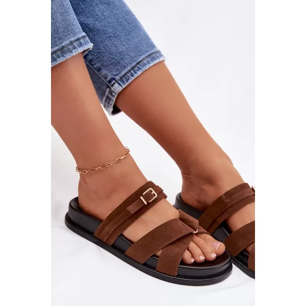  Dámské pantofle BOTO SELORINA 41608 BROWN 